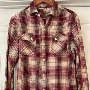 3sixteen Brushed Red Cream Crosscut Flannel MiUSA